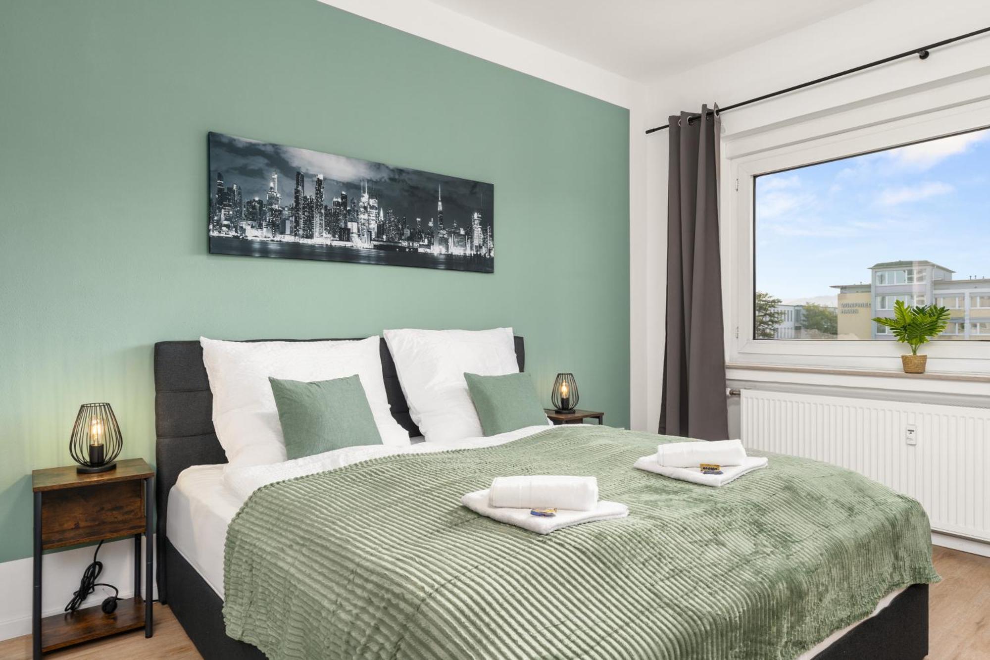 Homely-Apartment Manhattanart, Zentral, Parkplatz, Billard,Ps4, Dart, Balkon Билефелд Екстериор снимка