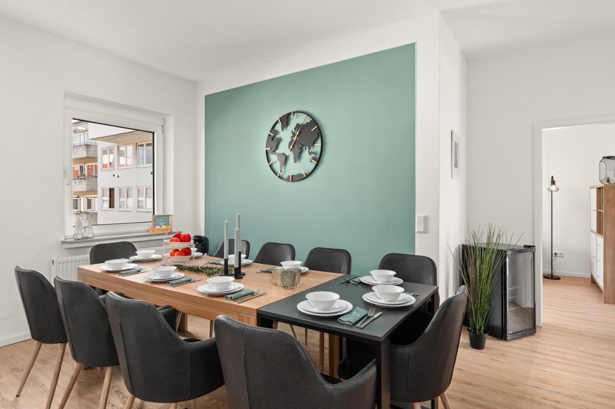 Homely-Apartment Manhattanart, Zentral, Parkplatz, Billard,Ps4, Dart, Balkon Билефелд Екстериор снимка